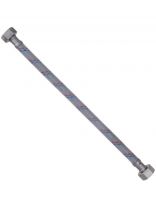 Подводка для воды 1/2"х0.8 м, г-г, латунь, полимер, AquaLine