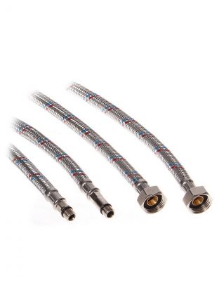 Подводка для воды М10-1/2"х0.6 м, пара, сталь, Еco, Lytcho