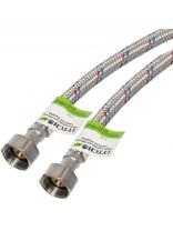 Подводка для воды 1/2"х1 м, г-г, сталь, Еco, Lytcho