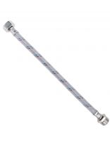 Подводка для воды 1/2"х0.8 м, г-ш, латунь, полимер, AquaLine