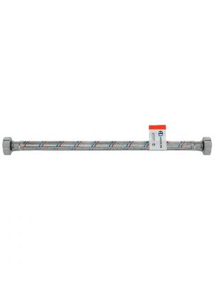 Подводка для воды 1/2"х2 м, г-г, латунь, AquaLine