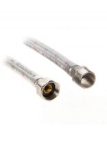 Подводка для воды 1/2"х0.5 м, г-ш, сталь, полимер, Frap