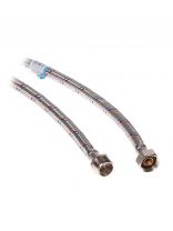 Подводка для воды 1/2"х2 м, г-ш, латунь, AquaLine