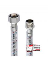 Подводка для воды 1/2"х1.2 м, г-ш, сталь, полимер, ProFactor