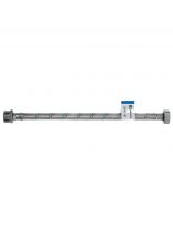 Подводка для воды 1/2"х1.5 м, г-ш, сталь, AquaLine