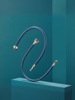 Подводка для воды М10-1/2"х0.5 м, пара, нейлон, РМС