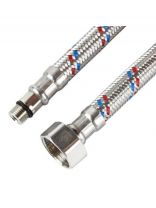 Подводка для воды М10-1/2"х1.2 м, пара, сталь, ELKA