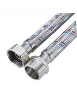 Подводка для воды 1/2"х1.5 м, г-ш, сталь, ELKA