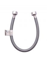 Подводка для воды 1/2"х1.5 м, г-г, сталь, полиамид, AquaLine