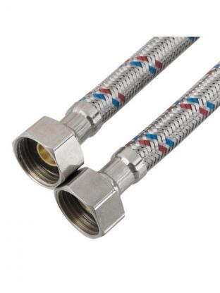 Подводка для воды 1/2"х0.4 м, г-г, сталь, ELKA