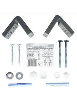 Крепление для унитаза к полу и писсуара, индивидуальная упаковка, скрытый монтаж, MasterProf, ИС.130183