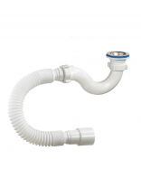 Сифон для душевого поддона, 40х40/50, полипропилен, с выпуском, Orio, А-42589