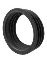 Манжета 124х110 мм, ТЭП, черная, MasterProf, индивидуальная упаковка, ИС.131603