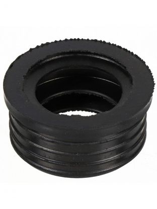 Манжета 40х25 мм, резина, черная, СантехКреп, 2.20.5.