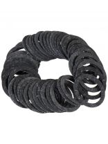 Прокладка сантехническая для алюминиевого радиатора, 100 шт, 1"1/4, паронит, СантехКреп, 2.9.7.