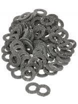 Прокладка уплотнительная 100 шт, 1/2'', 10.5х19 мм, паронит, СантехКреп, 2.9.3.Ф