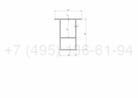 HIS-GU-9582 Направляющая профиль HIS 95х82 (6 м)