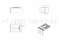 RLS-BR-S-8050 Кронштейн малый  RLS  S 80x50