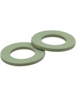 Набор прокладок сантехнических для счетчика, 2 шт, 3/4", силикон, прозрачные, MasterProf, ИС.131355