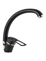 Смеситель для кухни, Juguni, с картриджем, черный, 0402.451