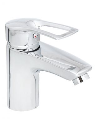 Смеситель для раковины, Frap, короткий излив, с картриджем, хром, F10701-B