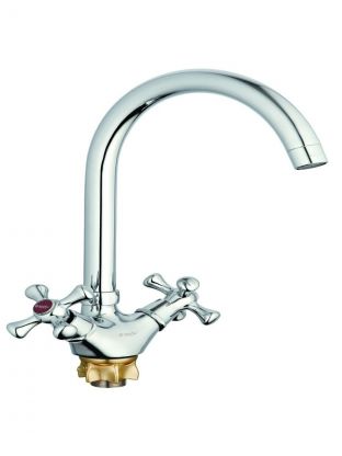 Смеситель для кухни, G.lauf, с кран-буксой, хром, QTZ4-A827