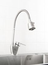 Смеситель для кухни, Potato, гибкий излив, с картриджем, P58310SN
