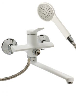 Смеситель для ванны, Aqwin, с картриджем, белый, A22292W