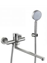 Смеситель для ванны, Антей, Руда, с картриджем, нержавеющая сталь, 227010-ANT