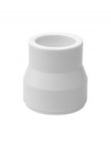 Муфта переходная полипропилен, d50/20 мм, внутренняя/внутренняя, белая, РосТурПласт