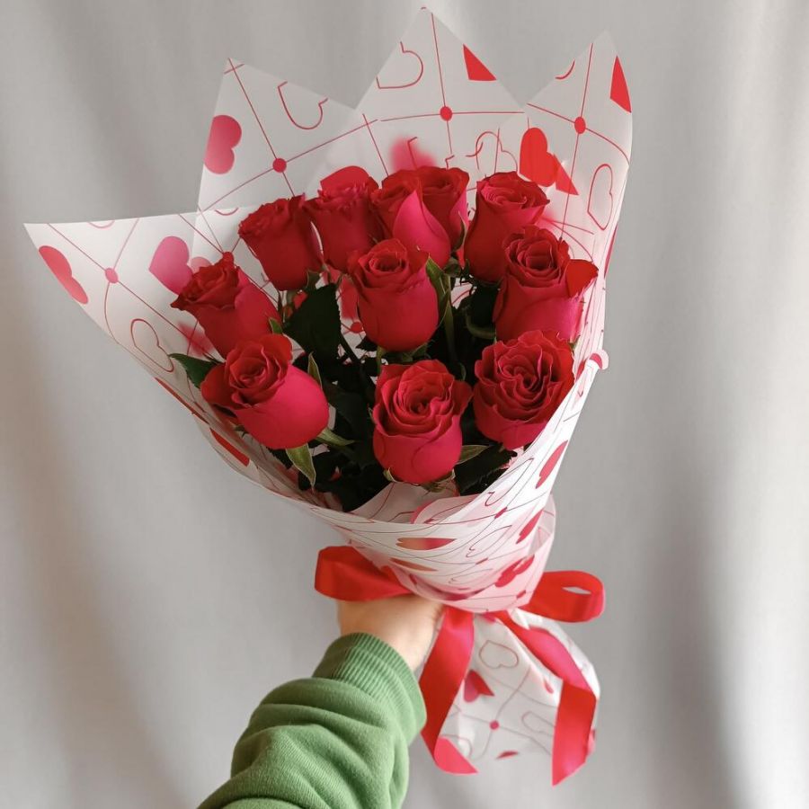 Розы Кения 11 шт.