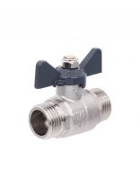 Кран для воды, 1", ш-ш, ручка-бабочка, AquaLink