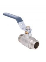 Кран для воды, 1/2'', ш-ш, латунь, ручка, AquaLink