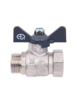 Кран для воды, 1", г-ш, ручка-бабочка, 1160, AquaLink