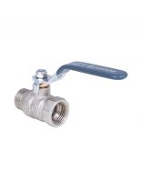 Кран 1 1/2", г-ш, латунь, ручка, DN 40, шаровой, AquaLink