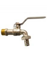 Кран водоразборный 3/4 ", со штуцером, STI