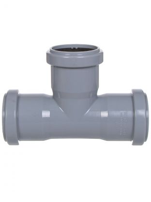 Тройник канализационный муфтовый, 50х50 мм, 90 °, РосТурПласт, 36530