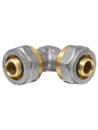 Металлопластиковый уголок d16х16, с цангой, MasterProf, ИС.072575