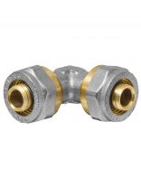 Металлопластиковый уголок d16х16, с цангой, MasterProf, ИС.072575