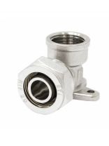 Уголок 20х1/2" мм, внутренняя резьба, с креплением, STI