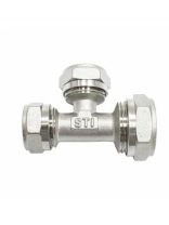 Тройник d20х16х16 мм, внутренняя резьба, STI