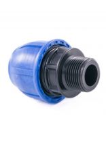 ПНД муфта d20х3/4", наружная резьба, РосТурПласт