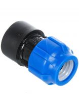 ПНД муфта d20х3/4", внутренняя резьба, соединительная, Valfex