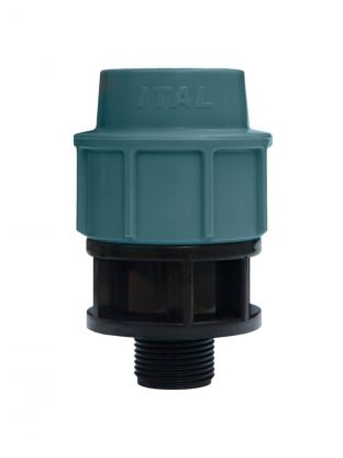 ПНД муфта d20х3/4", наружная резьба, ITAL