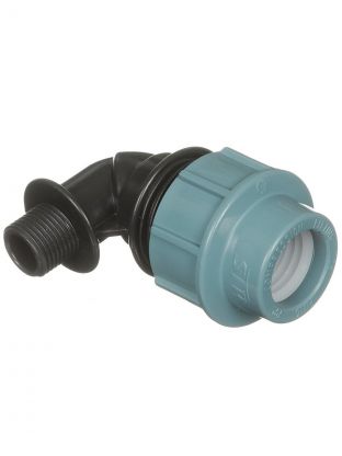 ПНД уголок d63х1" 1/2, наружная резьба, STR