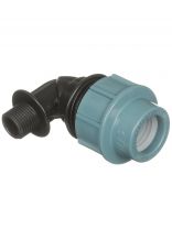 ПНД уголок d63х1" 1/2, наружная резьба, STR