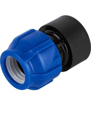 ПНД муфта d50х2", внутренняя резьба, соединительная, Valfex