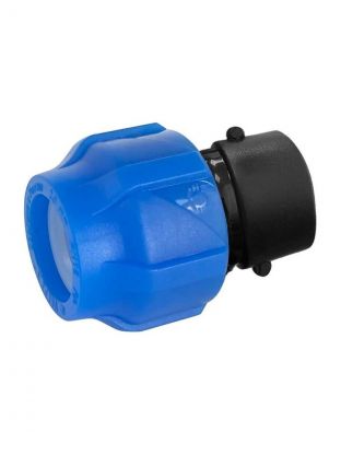 ПНД муфта d40х3/4", внутренняя резьба, соединительная, Valfex