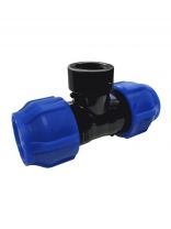 ПНД тройник d63х1", внутренняя резьба, переходной, Valfex