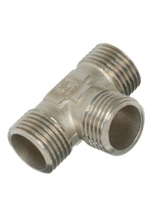 Тройник 1/2'', ш-ш-ш, никель, STI